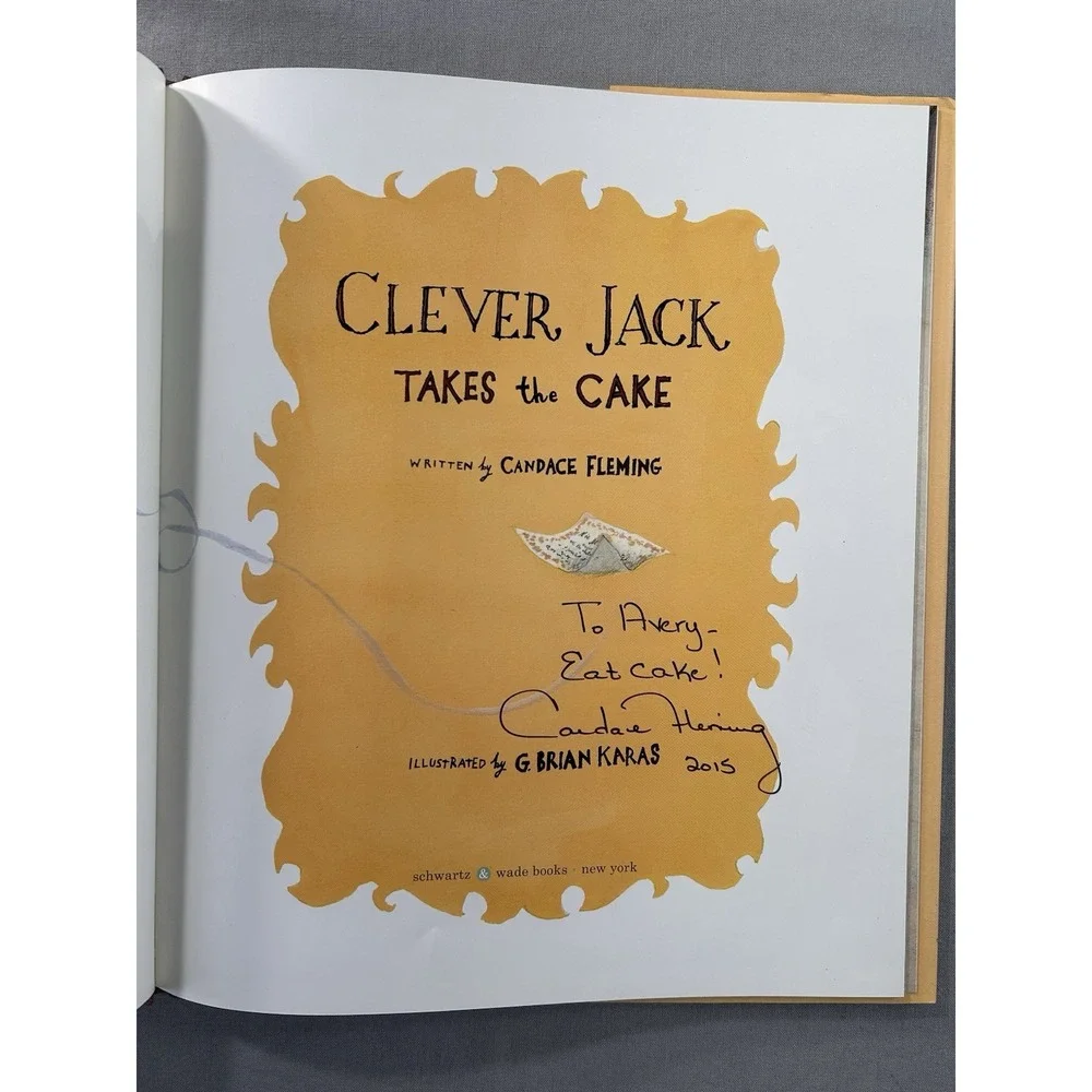 Clever Jack Takes‎ The Cake Signed Copy Has Wear On Corners